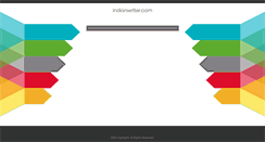 Desktop Screenshot of indianwriter.com